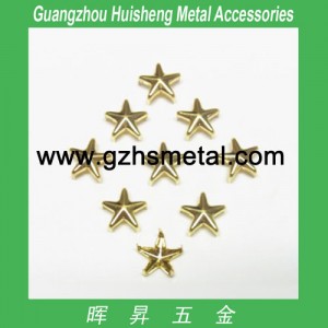 Metal Studs-Star Shape-Gold Color