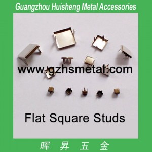 Metal Studs - Flat Square Shape