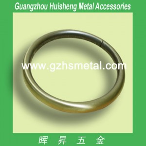 2 Inch Brushed Anti Brass Metal Round Rings