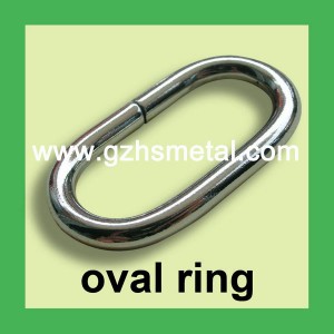 Metal Non Welded Oval Ring