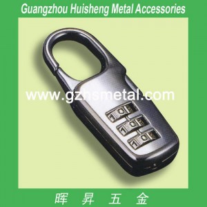 H0917 Luggage Lock Gunmetal Color