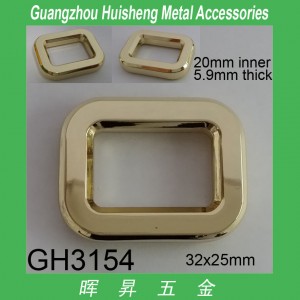 GH3154 Rectangle Buckle 20mm